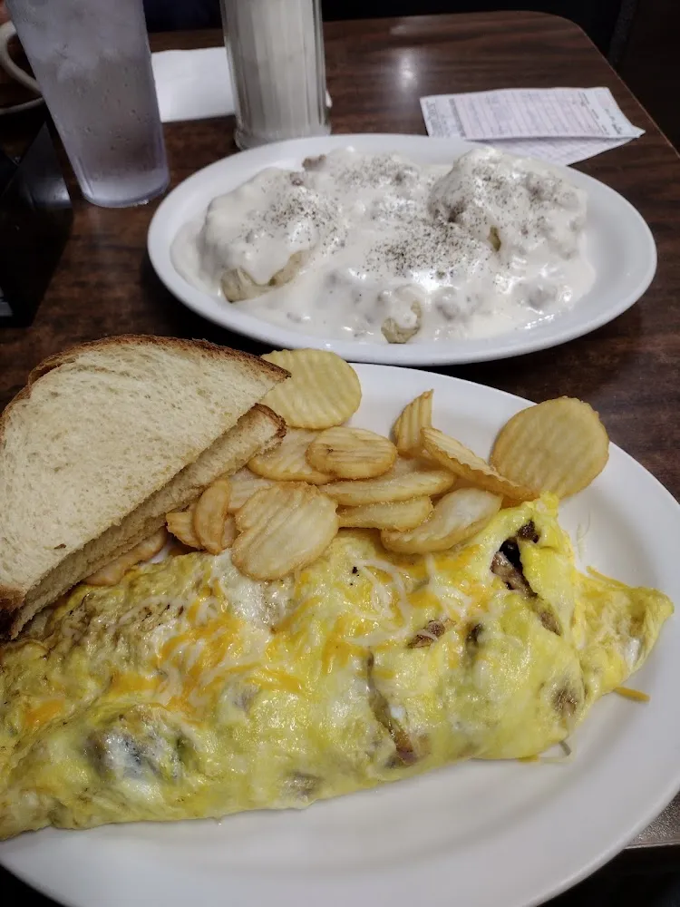 All Meat Omelet& Cottage Fry S