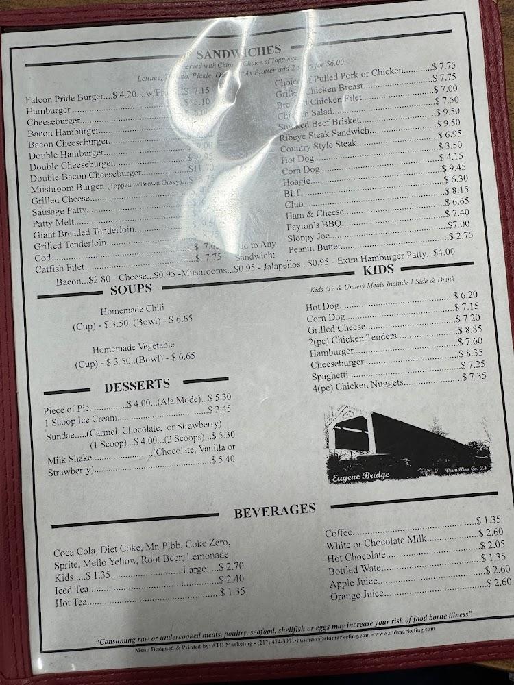 Covered Bridge Restaurant Menu image 2